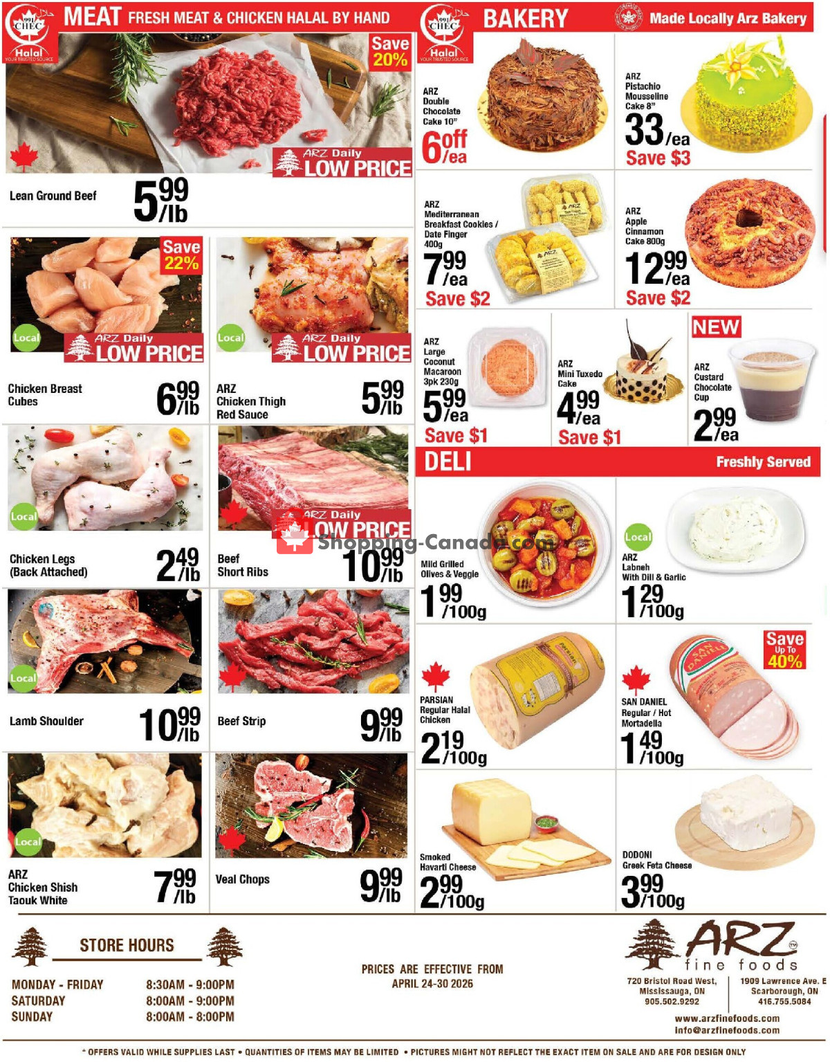 Arz Fine Foods flyer from Friday April 24, 2026 to Thursday April 30, 2026 - page 4