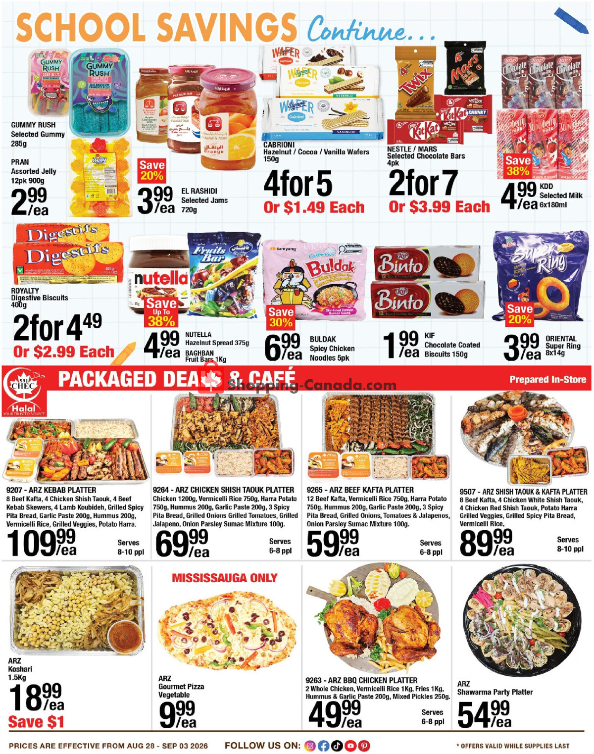 Arz Fine Foods flyer from Friday August 28, 2026 to Thursday September 3, 2026 - page 3