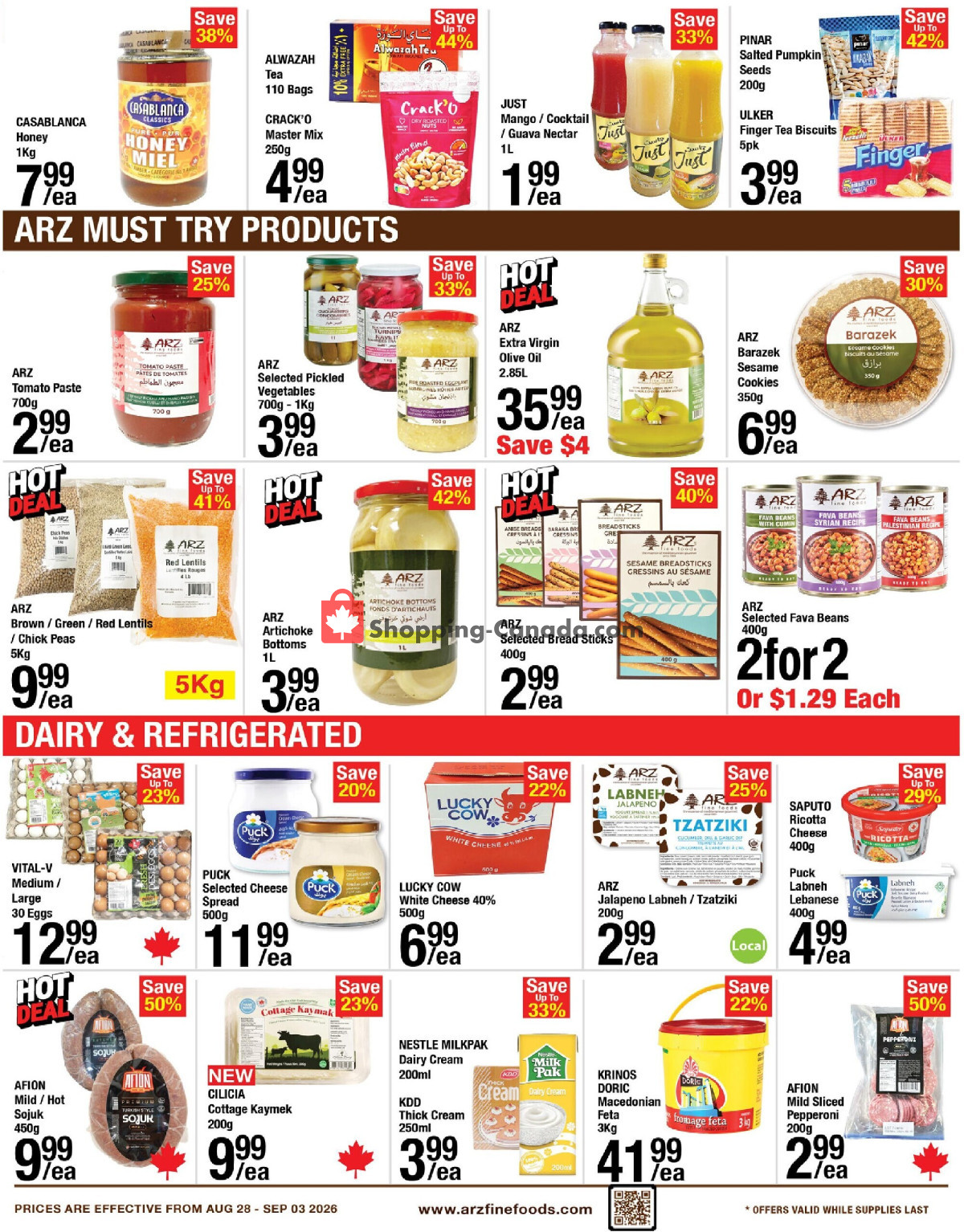 Arz Fine Foods flyer from Friday August 28, 2026 to Thursday September 3, 2026 - page 5