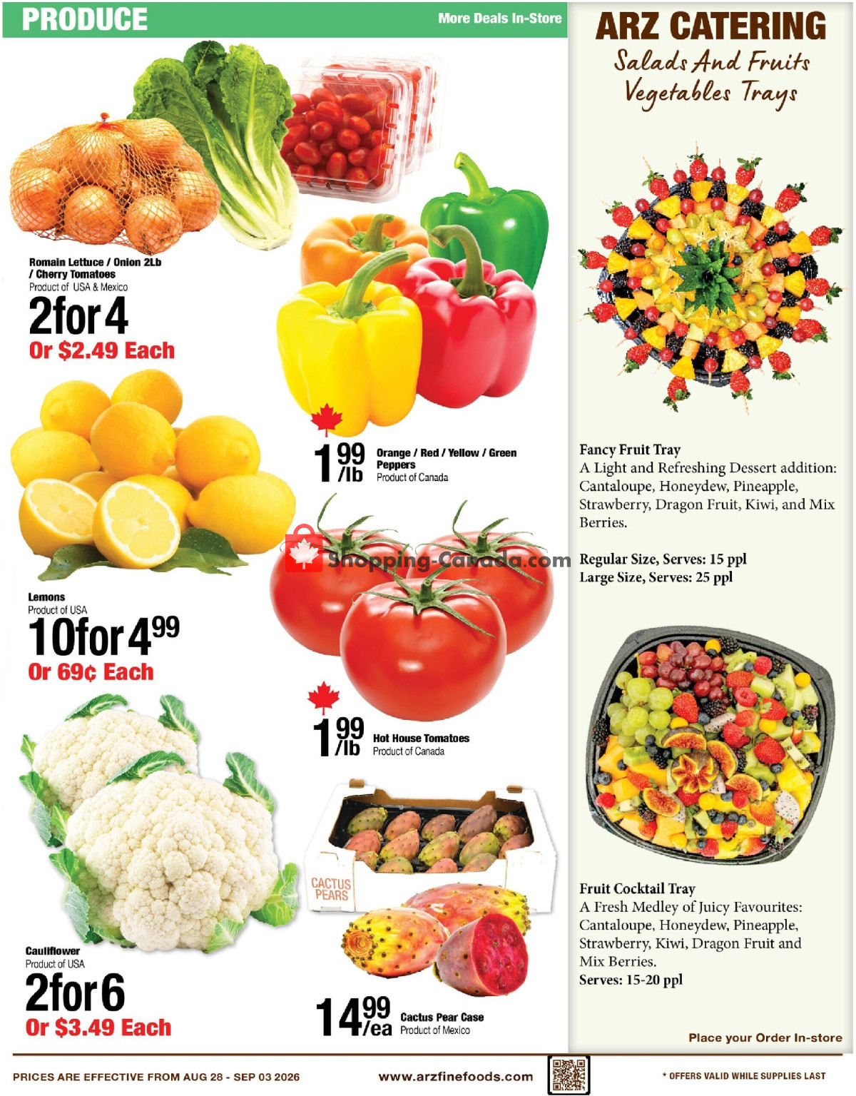 Arz Fine Foods flyer from Friday August 28, 2026 to Thursday September 3, 2026 - page 7