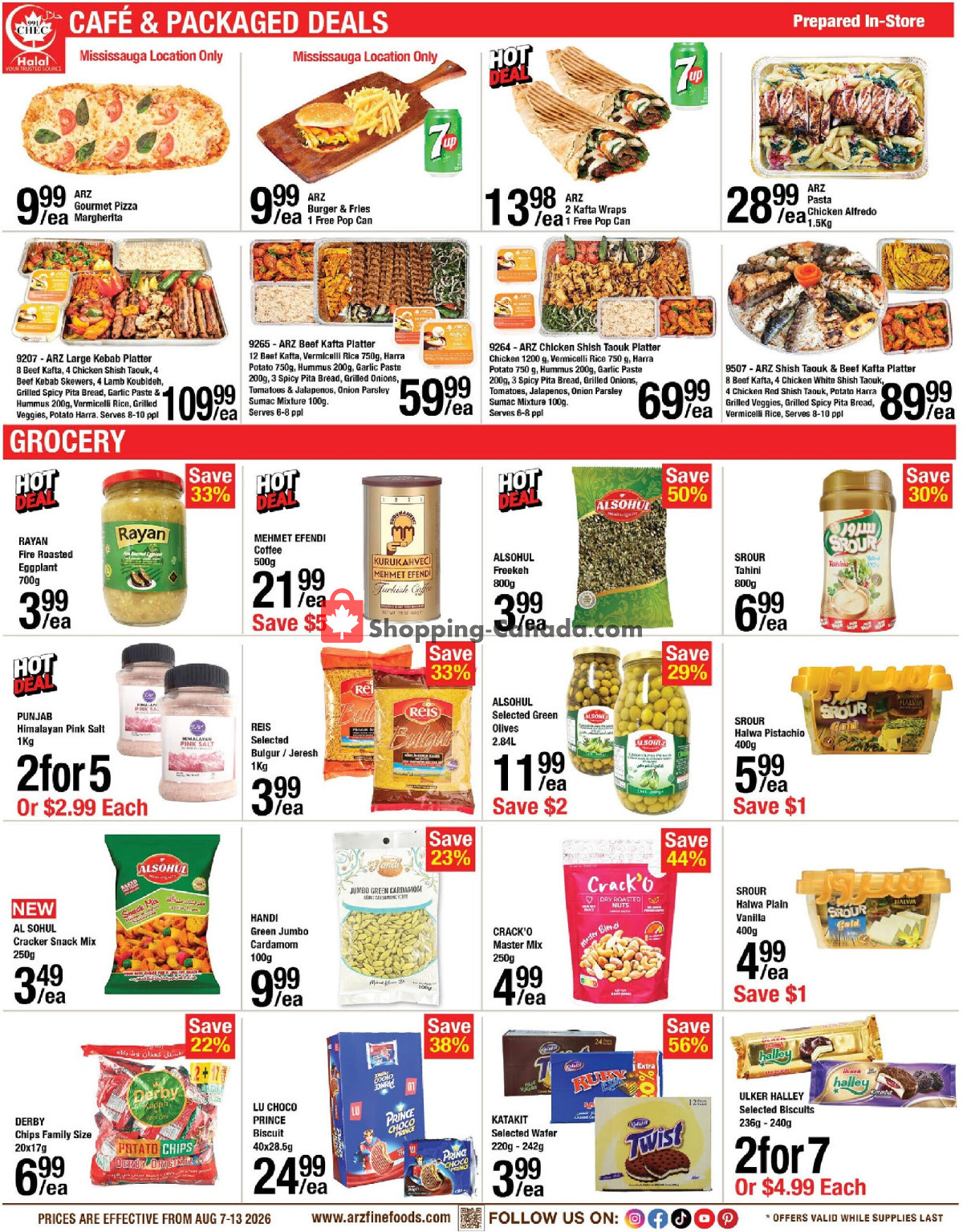 Arz Fine Foods flyer from Friday August 7, 2026 to Thursday August 13, 2026 - page 2