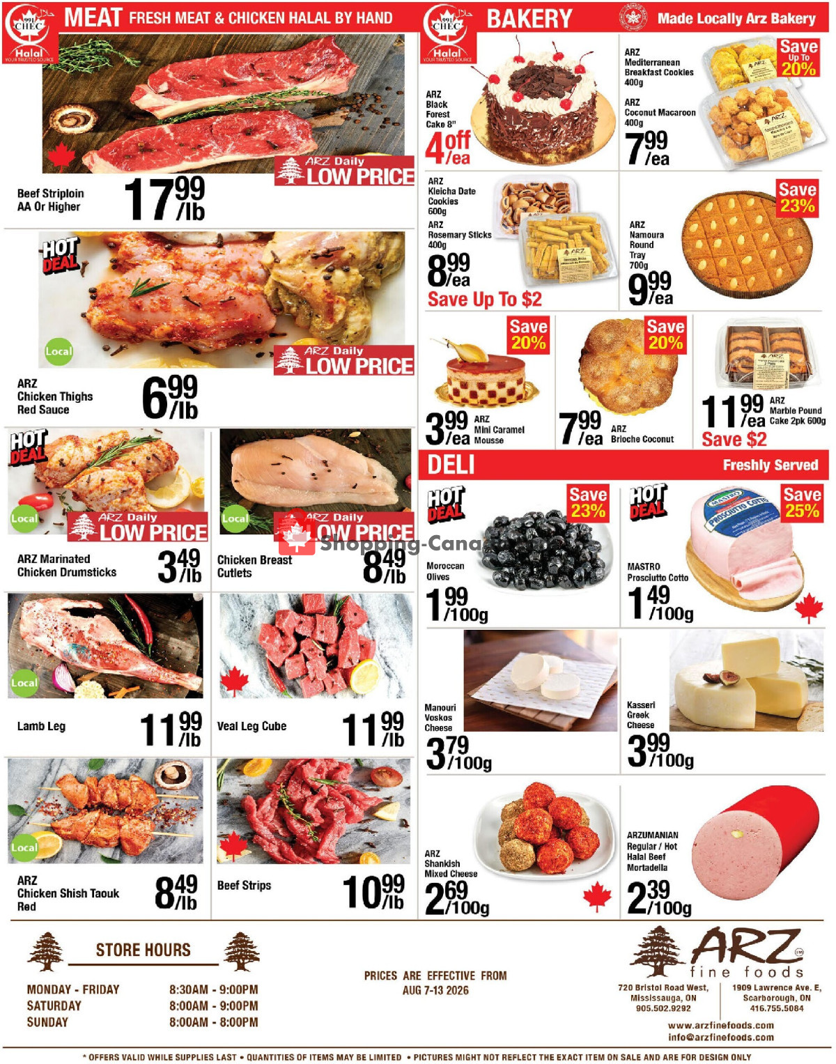 Arz Fine Foods flyer from Friday August 7, 2026 to Thursday August 13, 2026 - page 4