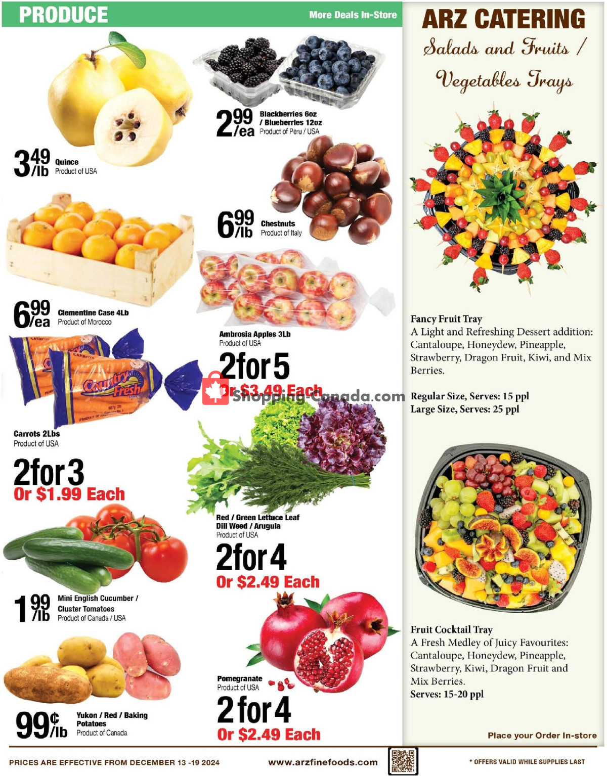Arz Fine Foods flyer from Friday December 13, 2024 to Thursday December 19, 2024 - page 7