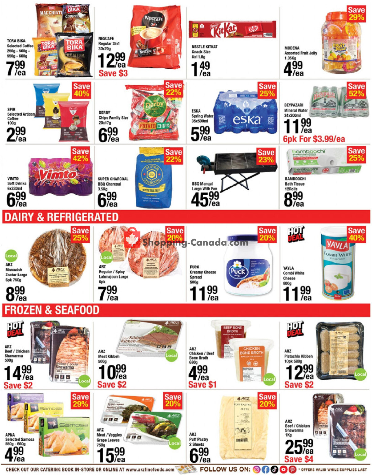 Arz Fine Foods flyer from Friday July 10, 2026 to Thursday July 16, 2026 - page 3