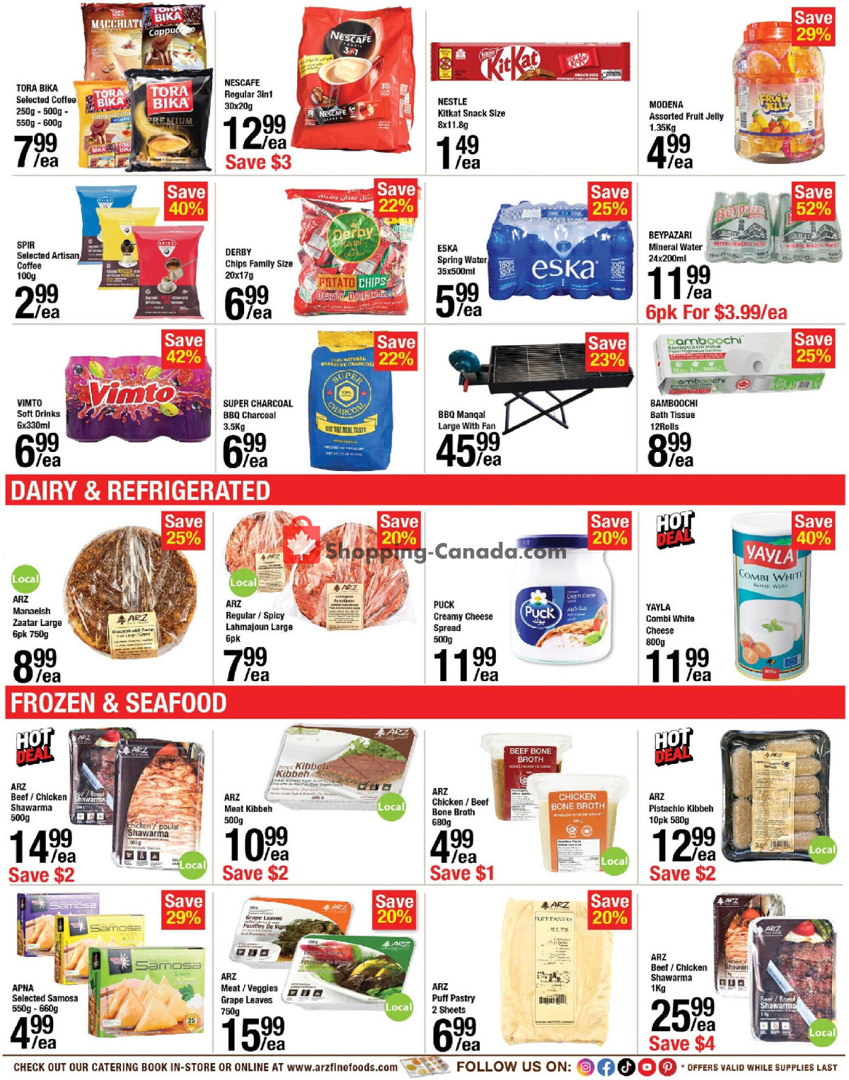Arz Fine Foods flyer from Friday July 3, 2026 to Thursday July 9, 2026 - page 3