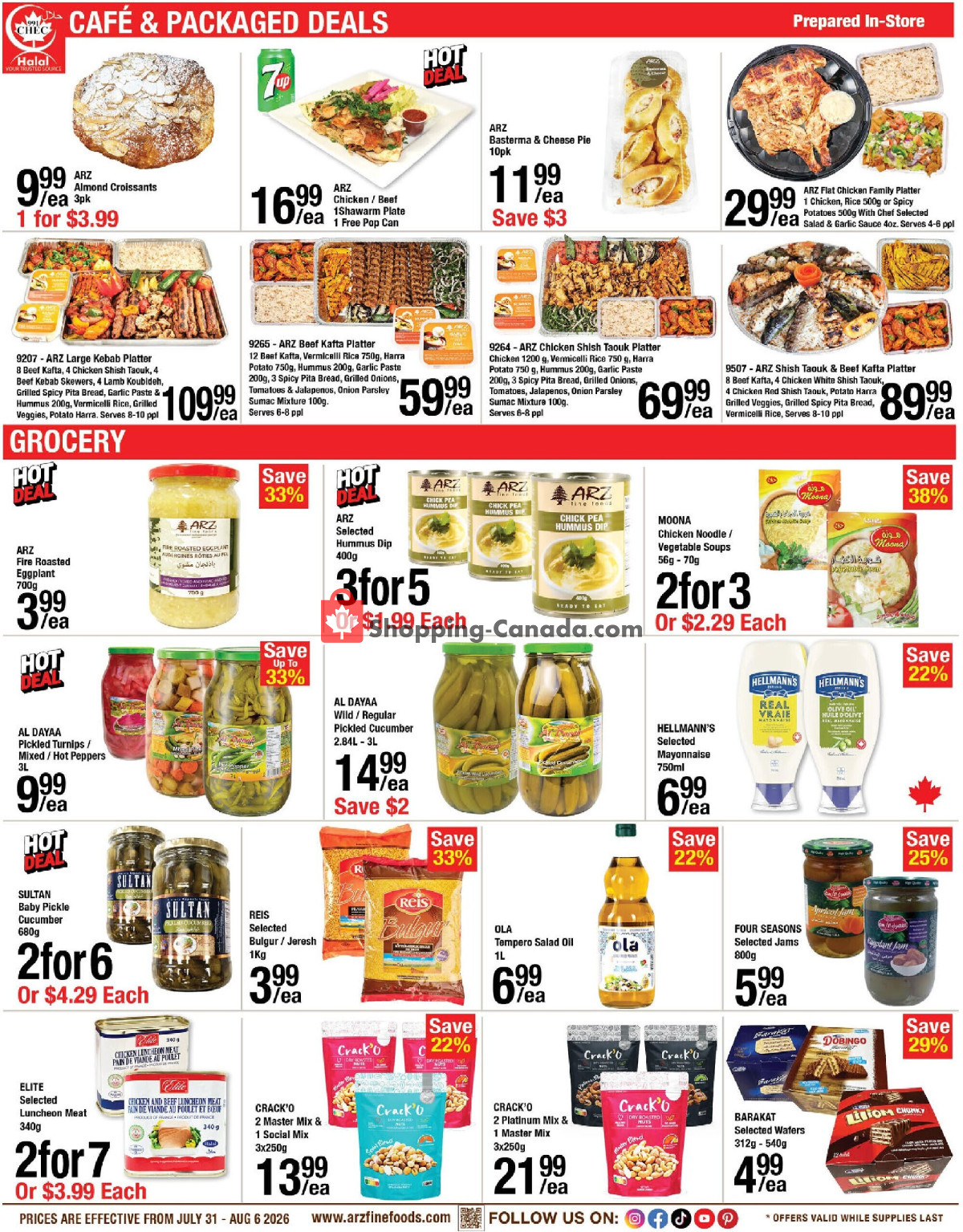 Arz Fine Foods flyer from Friday July 31, 2026 to Thursday August 6, 2026 - page 2