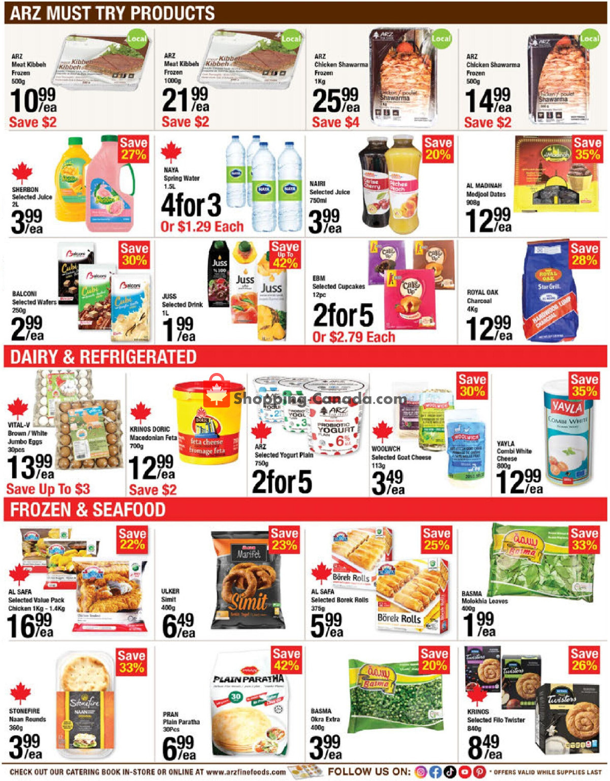 Arz Fine Foods flyer from Friday June 12, 2026 to Thursday June 18, 2026 - page 3
