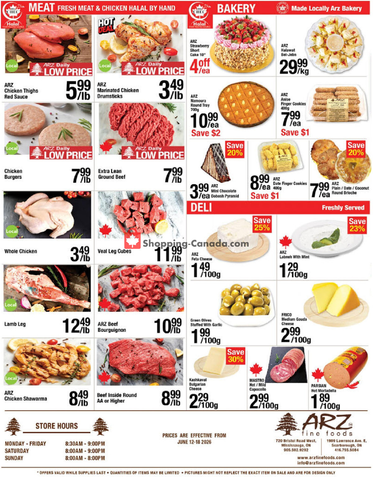 Arz Fine Foods flyer from Friday June 12, 2026 to Thursday June 18, 2026 - page 4