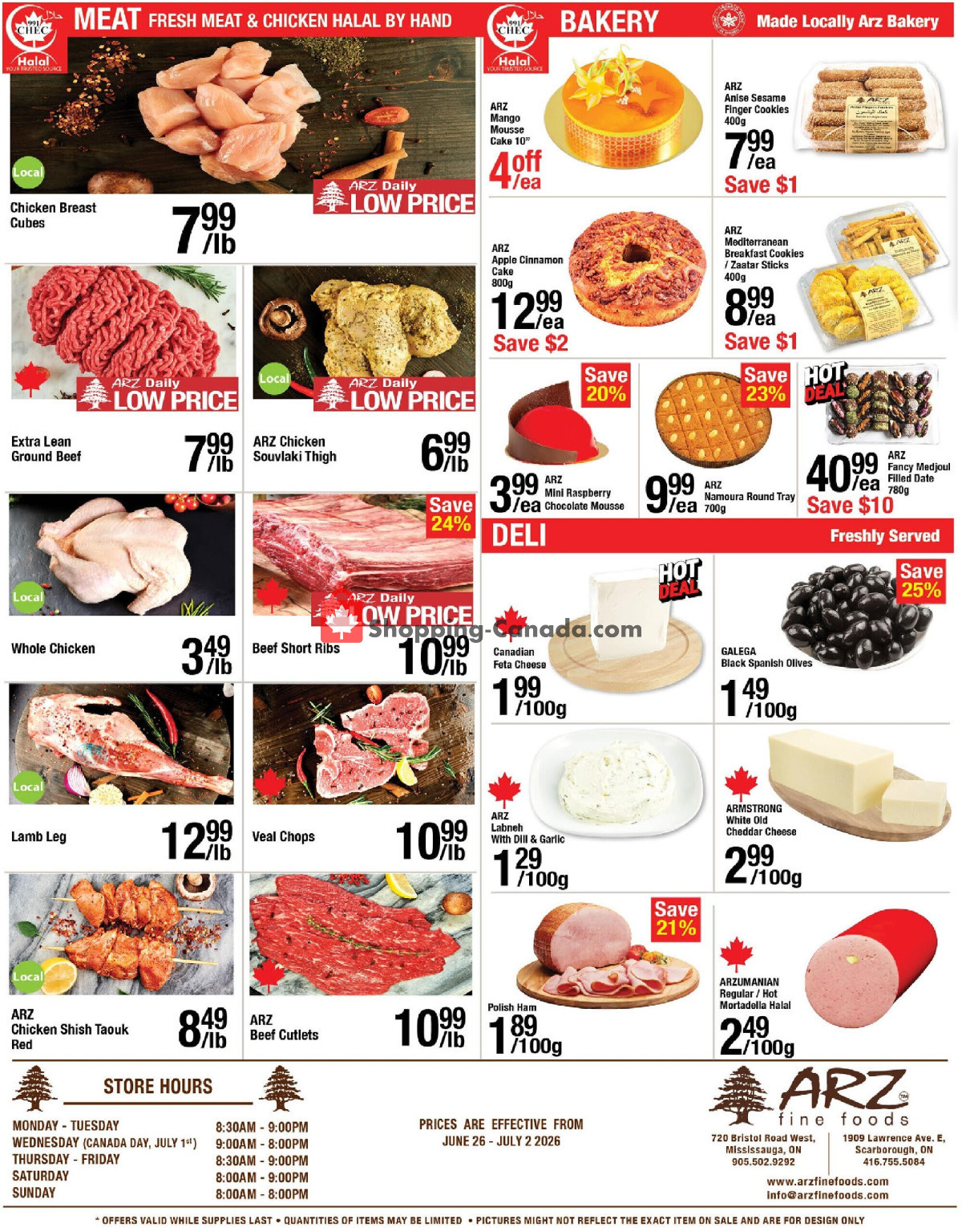 Arz Fine Foods flyer from Friday June 26, 2026 to Thursday July 2, 2026 - page 4