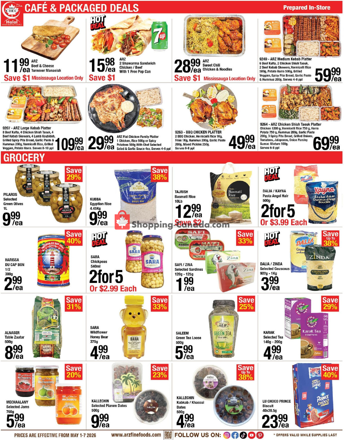 Arz Fine Foods flyer from Friday May 1, 2026 to Thursday May 7, 2026 - page 2