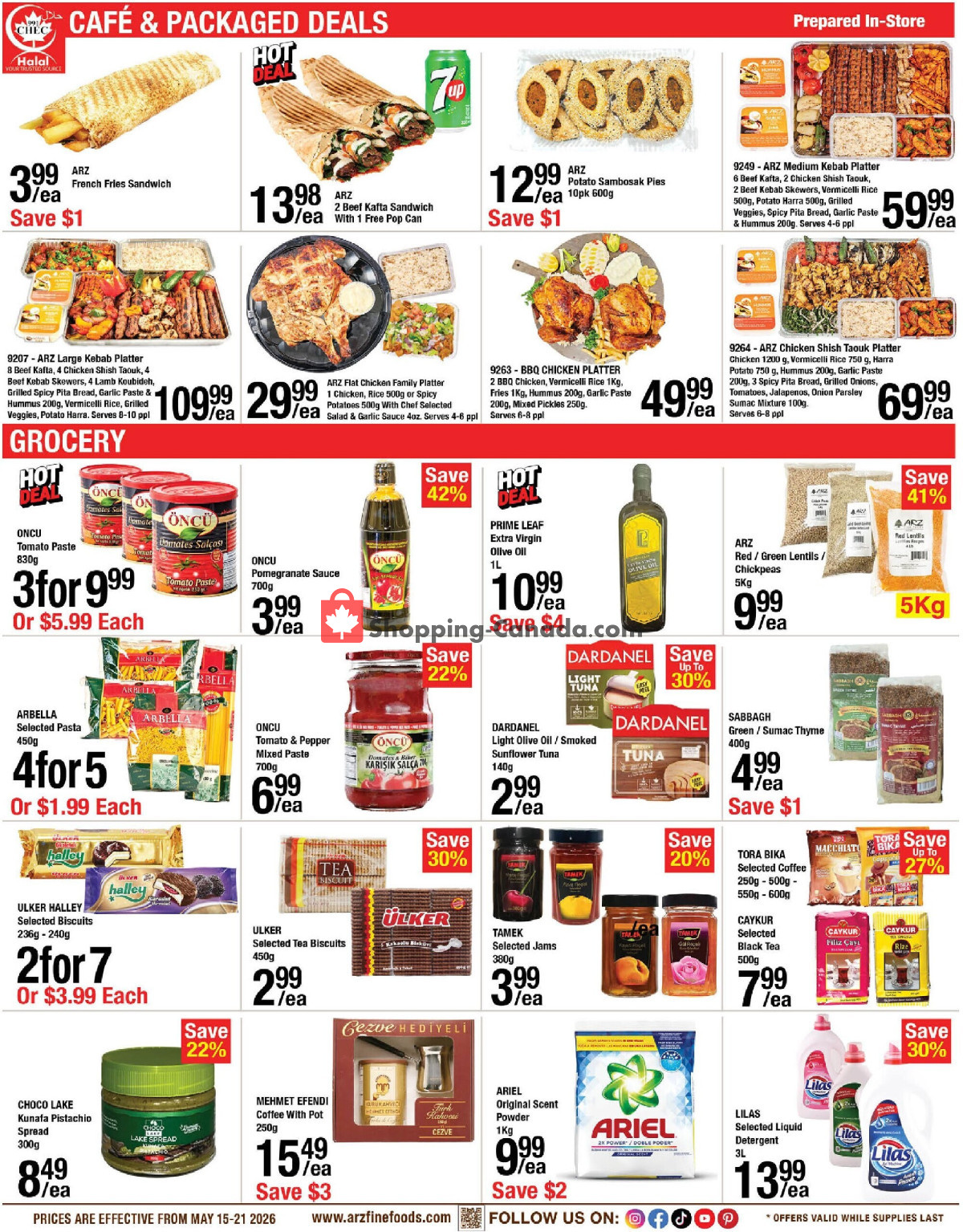 Arz Fine Foods flyer from Friday May 15, 2026 to Thursday May 21, 2026 - page 2