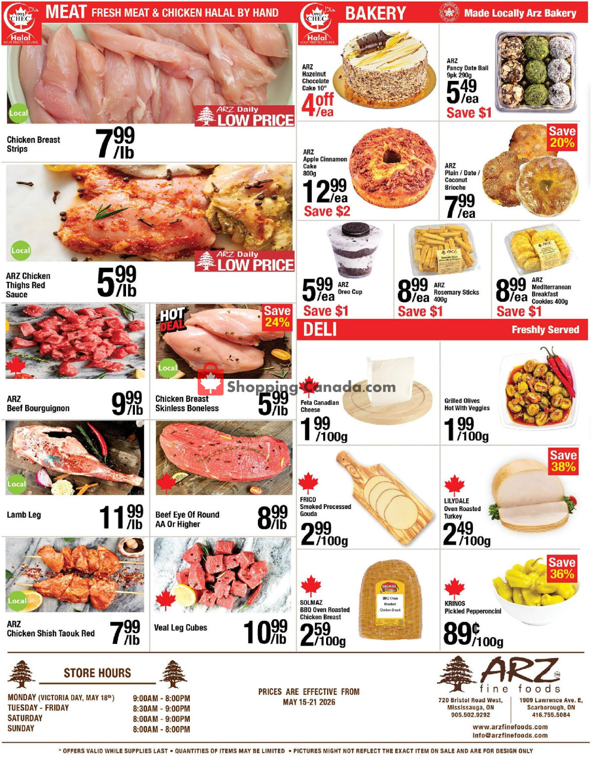 Arz Fine Foods flyer from Friday May 15, 2026 to Thursday May 21, 2026 - page 4