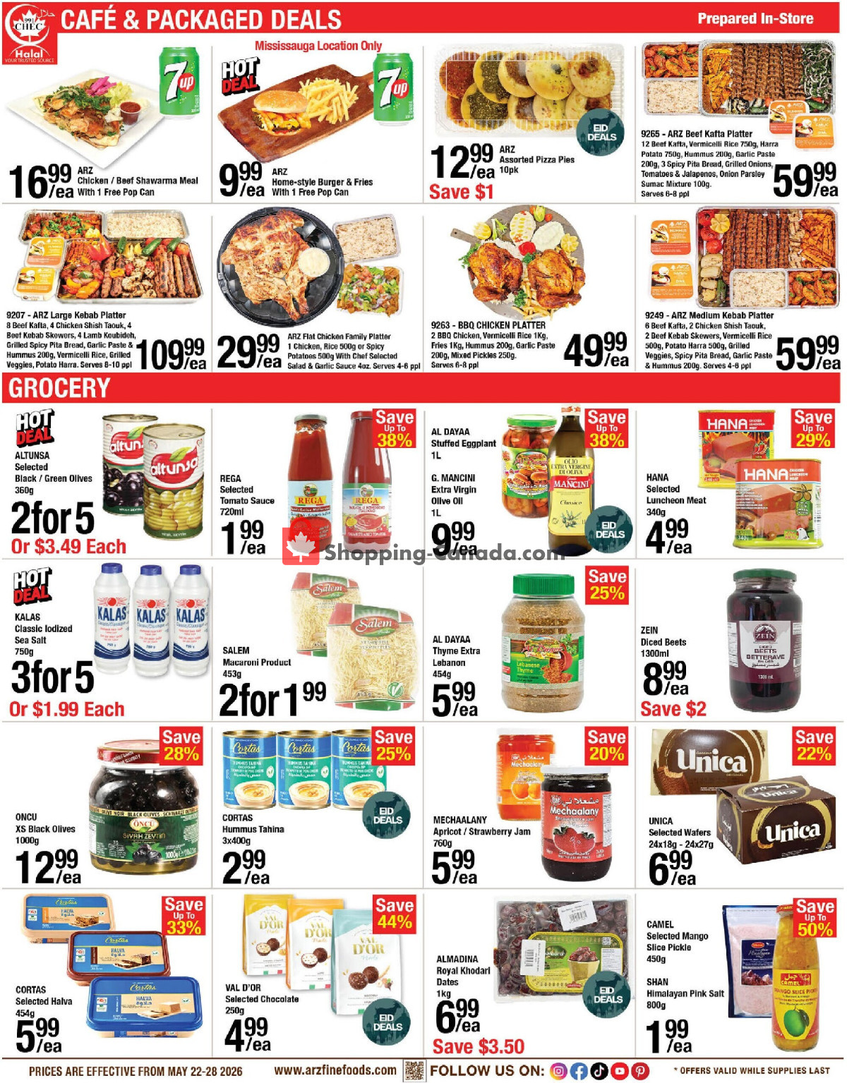 Arz Fine Foods flyer from Friday May 22, 2026 to Thursday May 28, 2026 - page 2