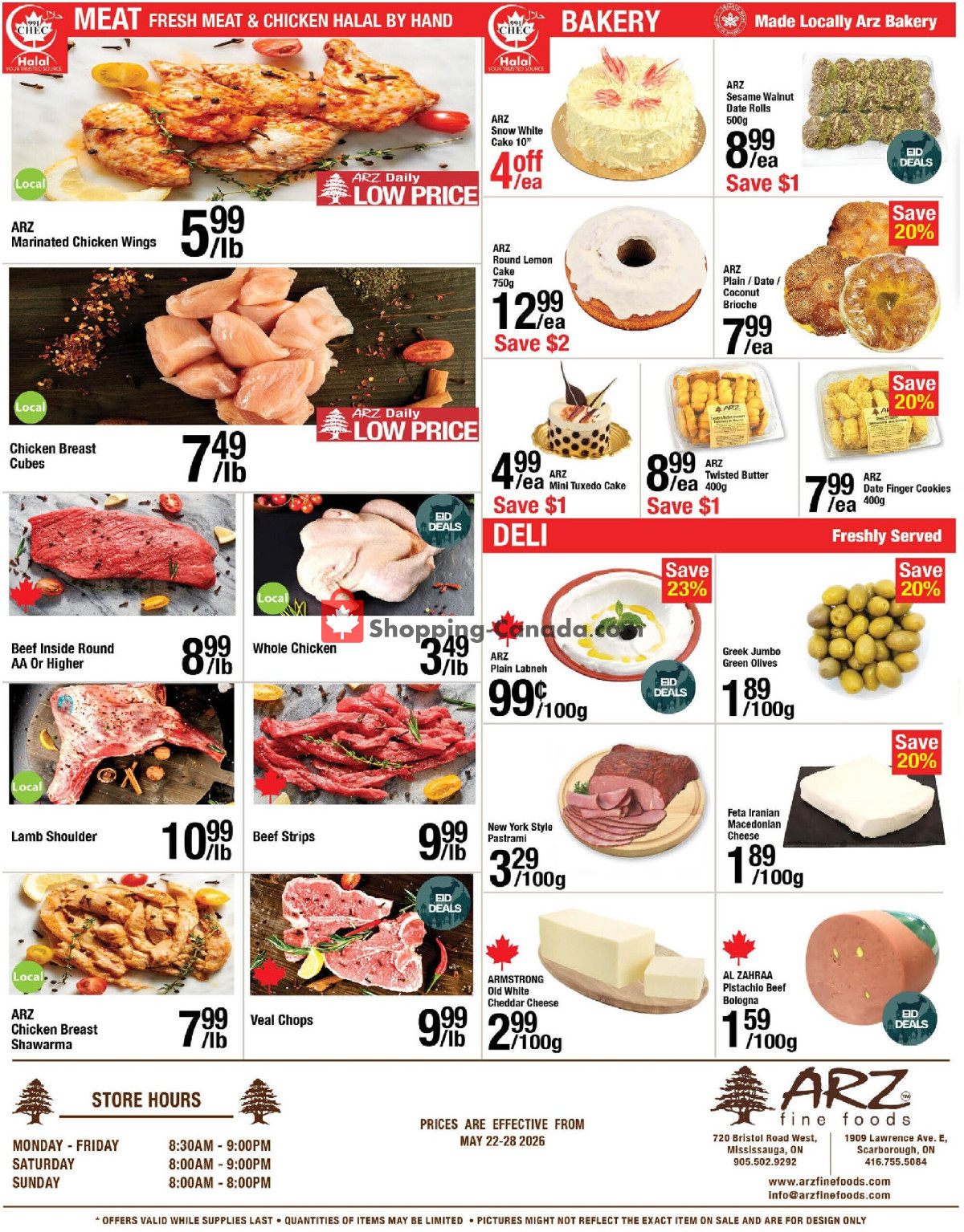 Arz Fine Foods flyer from Friday May 22, 2026 to Thursday May 28, 2026 - page 4
