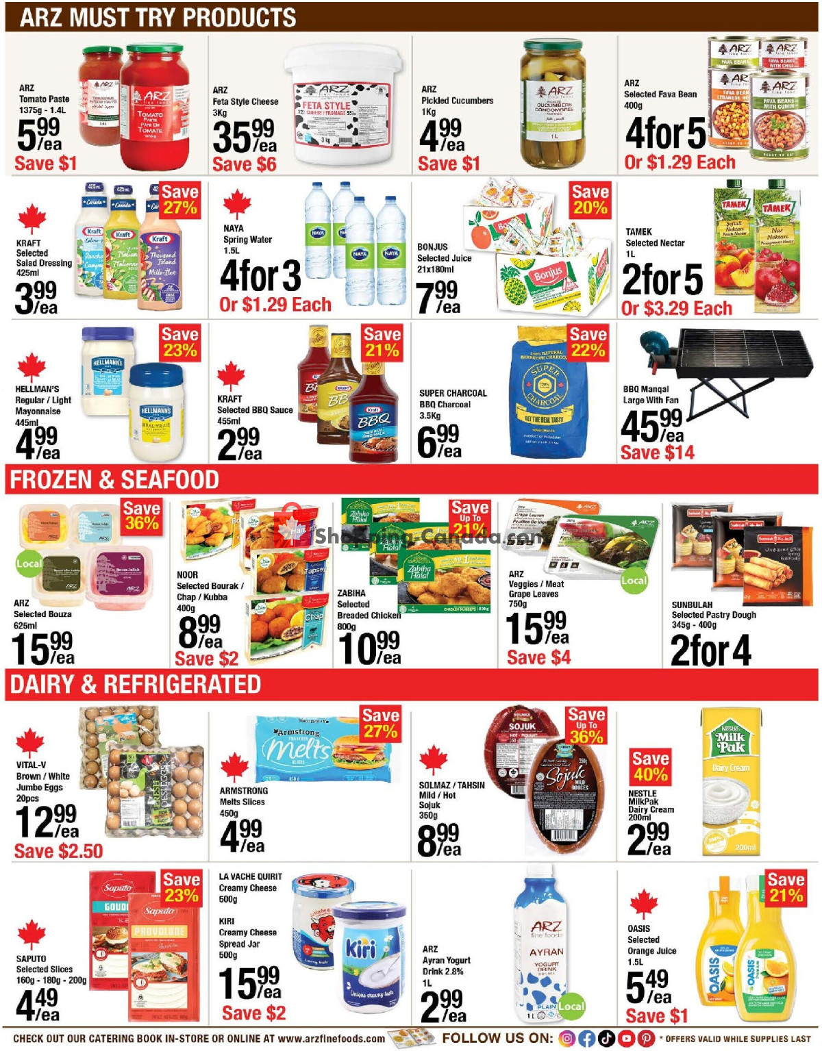 Arz Fine Foods flyer from Friday May 29, 2026 to Thursday June 4, 2026 - page 3