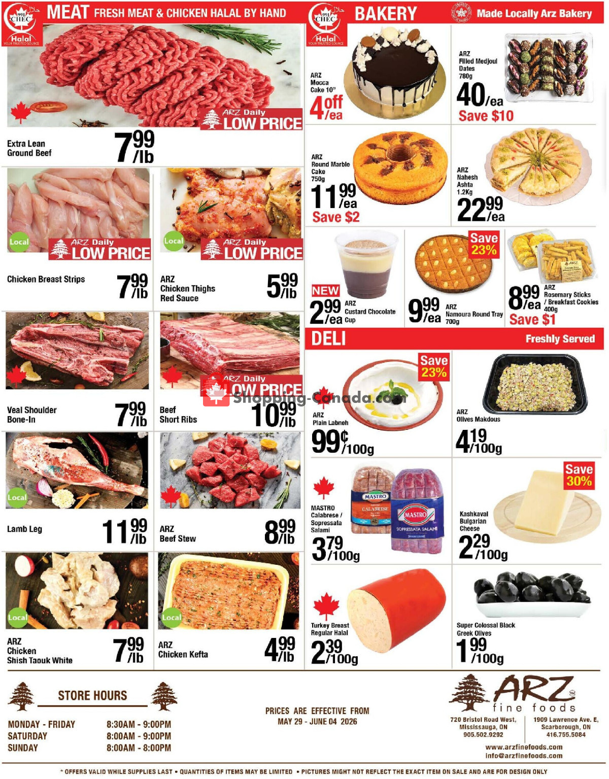 Arz Fine Foods flyer from Friday May 29, 2026 to Thursday June 4, 2026 - page 4