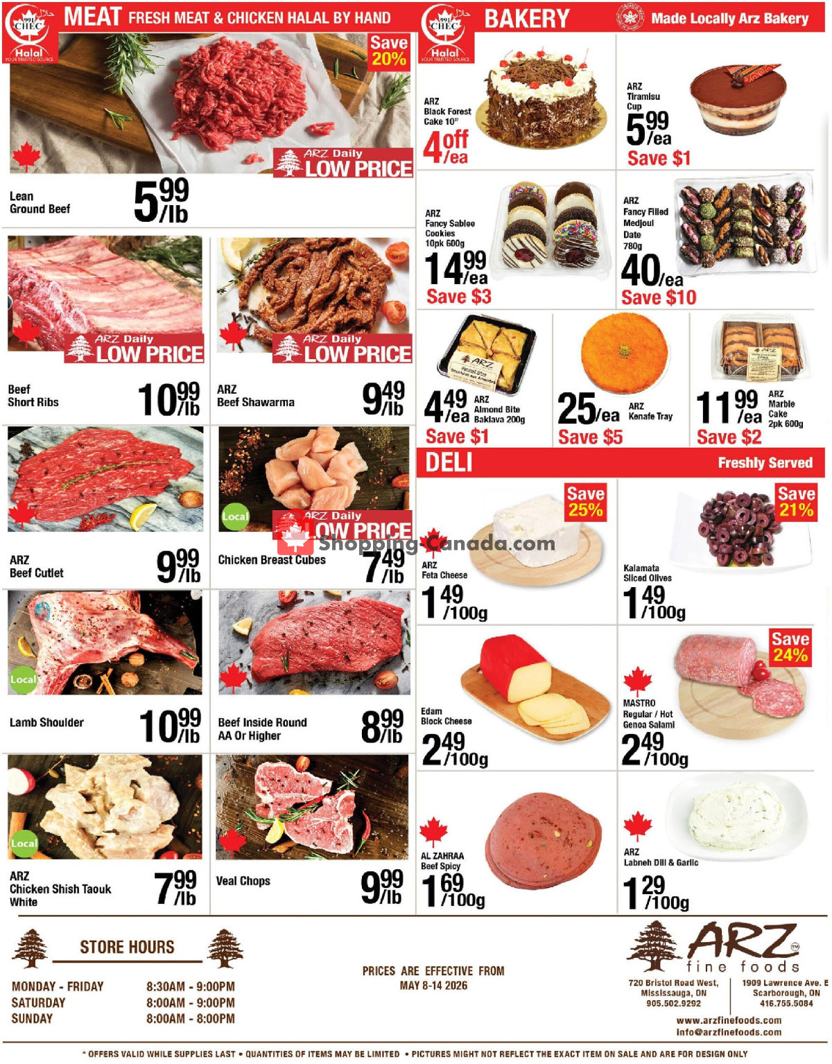 Arz Fine Foods flyer from Friday May 8, 2026 to Thursday May 14, 2026 - page 4