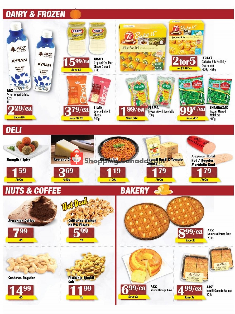 Arz Fine Foods flyer from Friday October 5, 2018 to Thursday October 11, 2018 - page 3