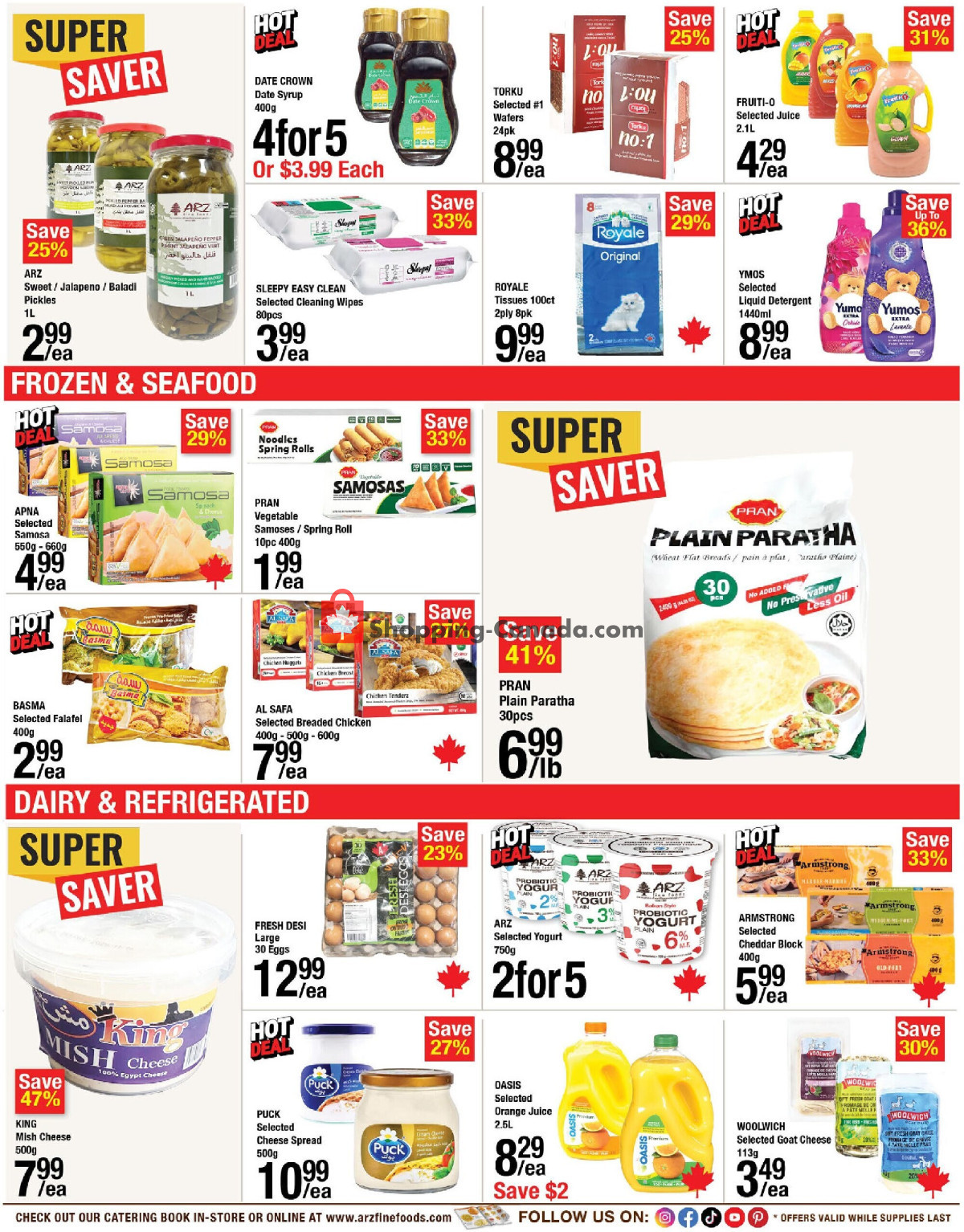 Arz Fine Foods flyer from Friday September 25, 2026 to Thursday October 1, 2026 - page 3