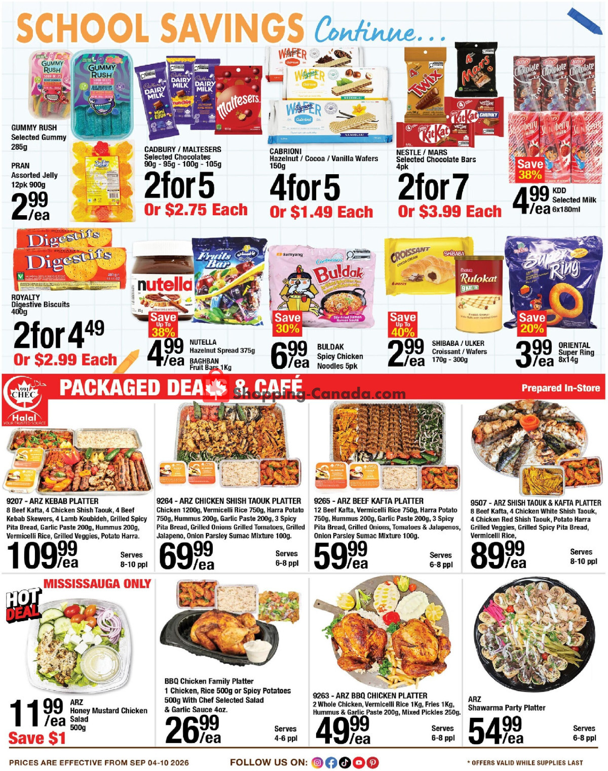 Arz Fine Foods flyer from Friday September 4, 2026 to Thursday September 10, 2026 - page 3