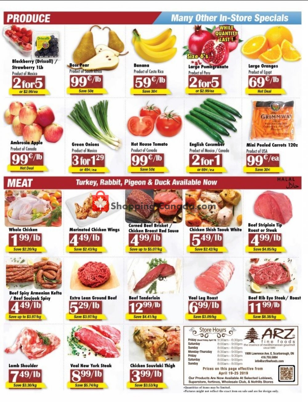 Arz Fine Foods flyer from Friday April 19, 2019 to Thursday April 25, 2019 - page 4