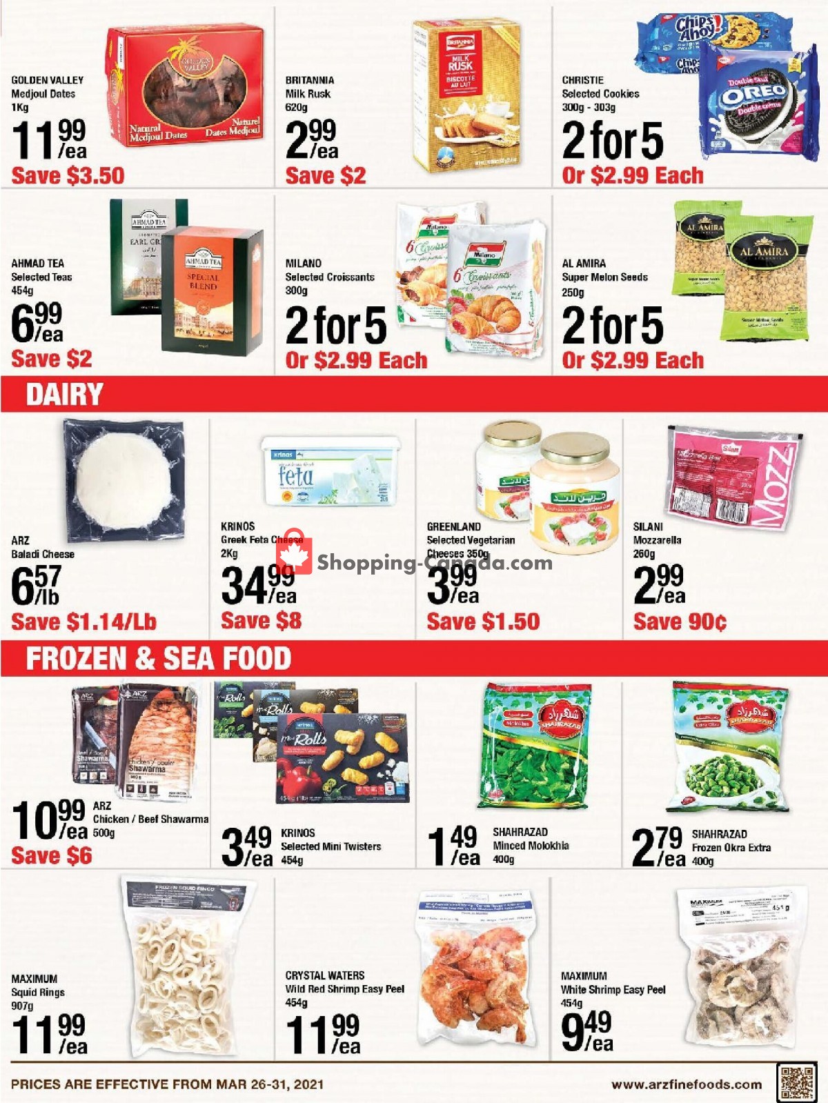Arz Fine Foods flyer from Friday March 26, 2021 to Wednesday March 31, 2021 - page 5