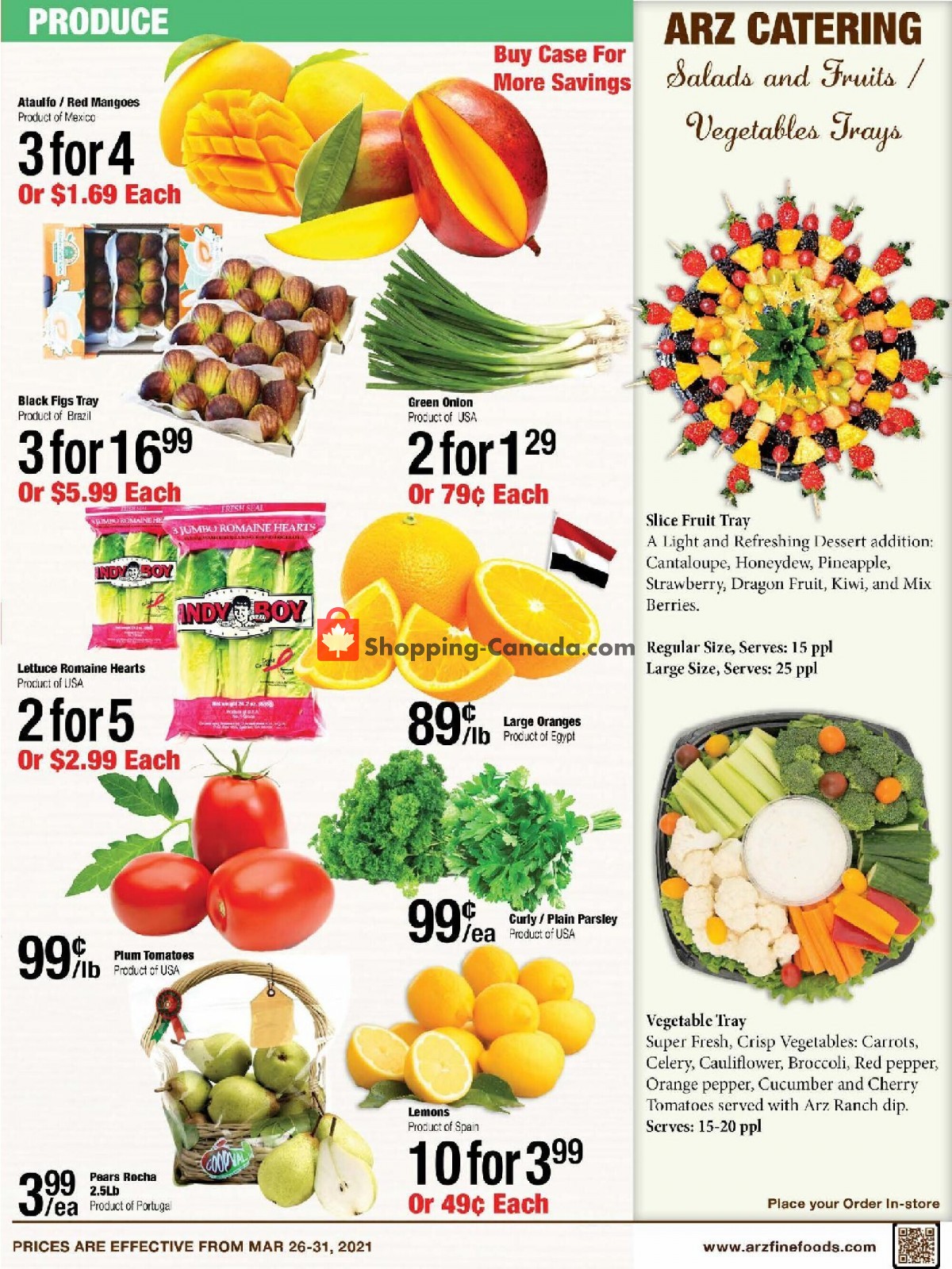 Arz Fine Foods flyer from Friday March 26, 2021 to Wednesday March 31, 2021 - page 7