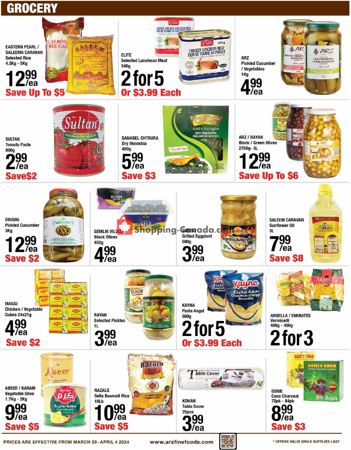 Arz Fine Foods flyer from Thursday March 28, 2024 to Thursday April 4, 2024 - page 5