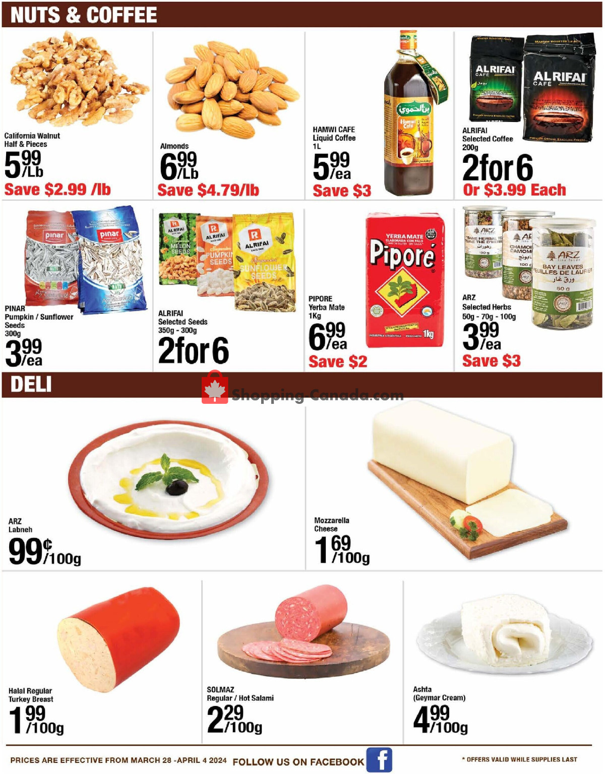 Arz Fine Foods flyer from Thursday March 28, 2024 to Thursday April 4, 2024 - page 7