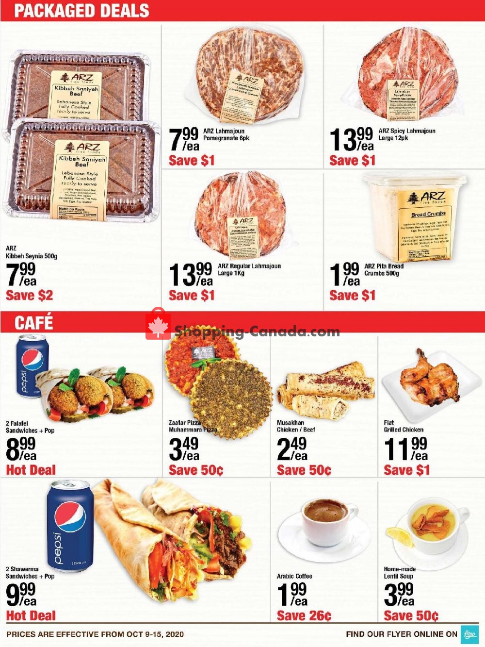 Arz Fine Foods flyer from Friday October 9, 2020 to Thursday October 15, 2020 - page 3