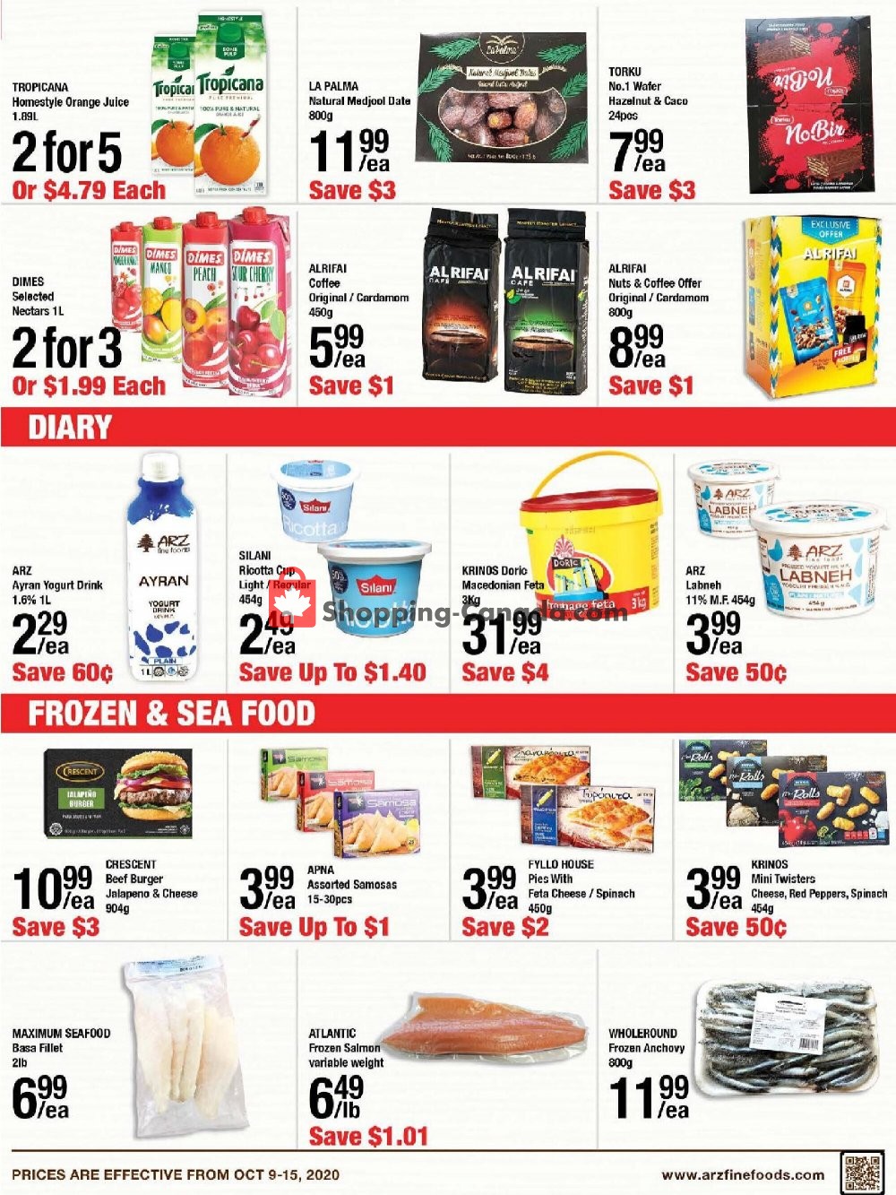 Arz Fine Foods flyer from Friday October 9, 2020 to Thursday October 15, 2020 - page 5