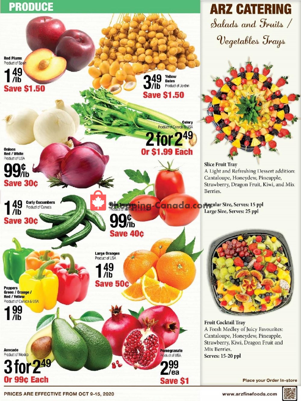 Arz Fine Foods flyer from Friday October 9, 2020 to Thursday October 15, 2020 - page 7