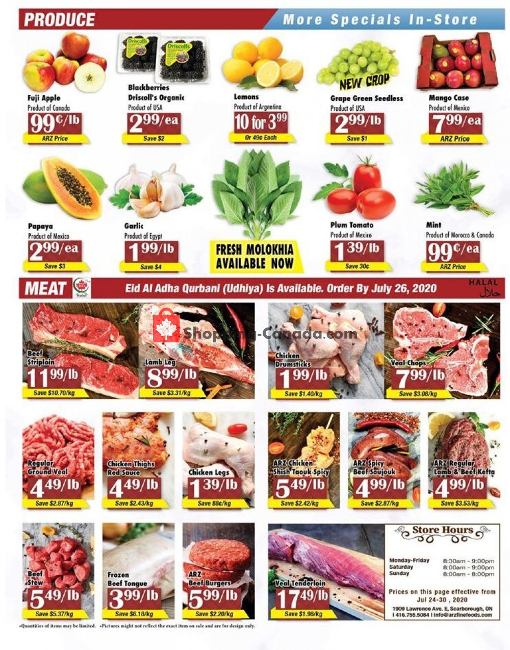 Arz Fine Foods flyer from Friday July 24, 2020 to Thursday July 30, 2020 - page 4