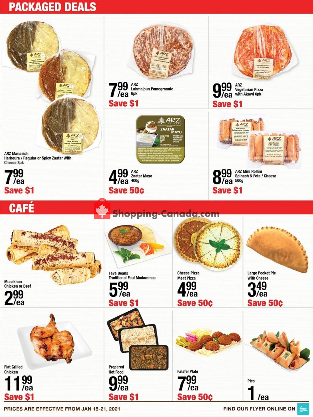 Arz Fine Foods flyer from Friday January 15, 2021 to Thursday January 21, 2021 - page 3