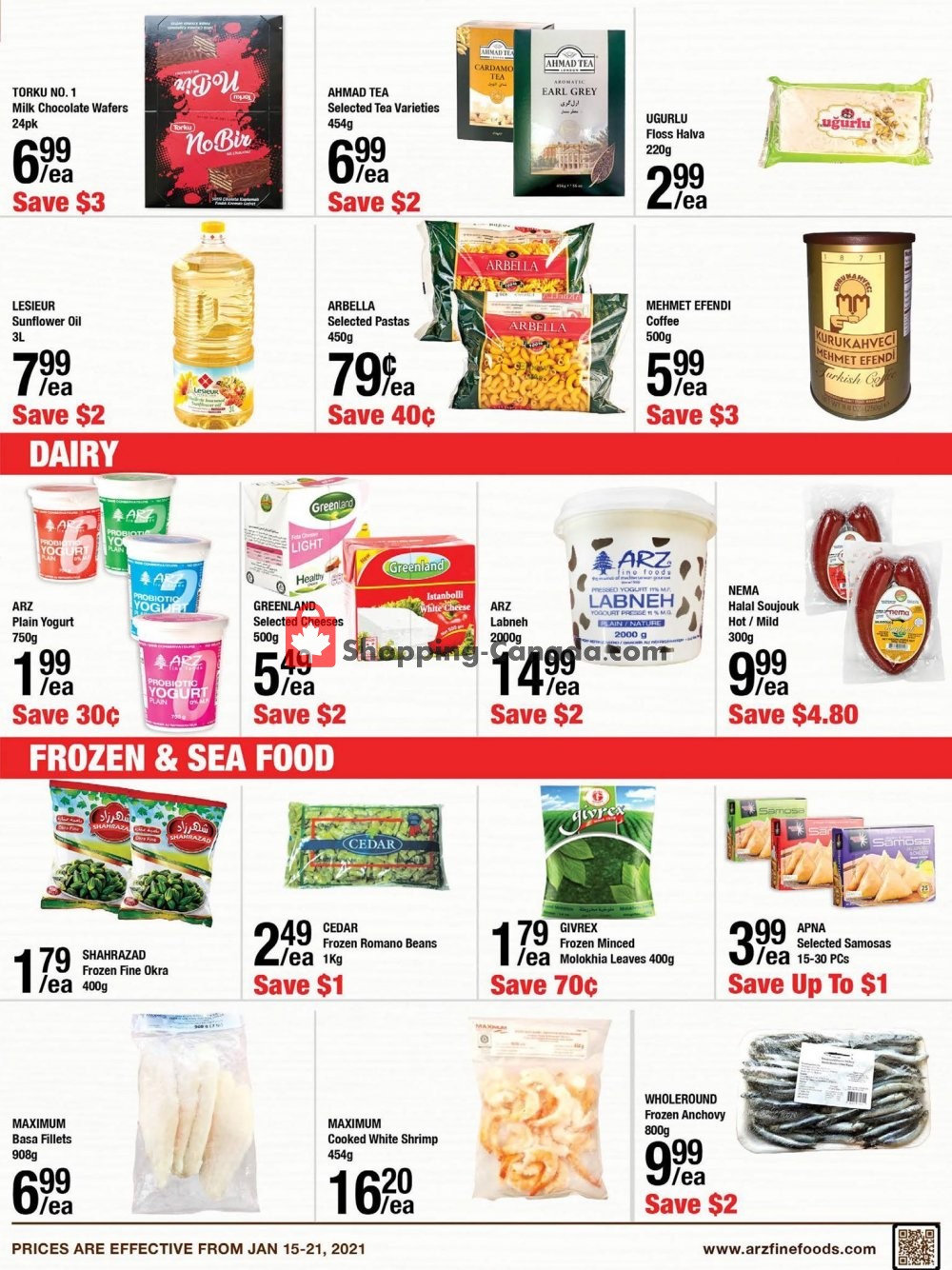 Arz Fine Foods flyer from Friday January 15, 2021 to Thursday January 21, 2021 - page 5