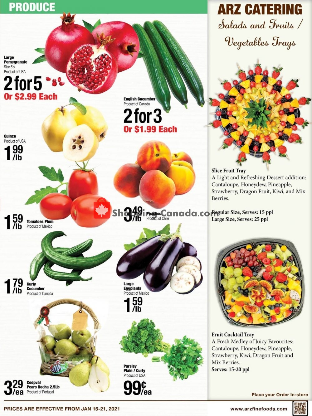 Arz Fine Foods flyer from Friday January 15, 2021 to Thursday January 21, 2021 - page 7