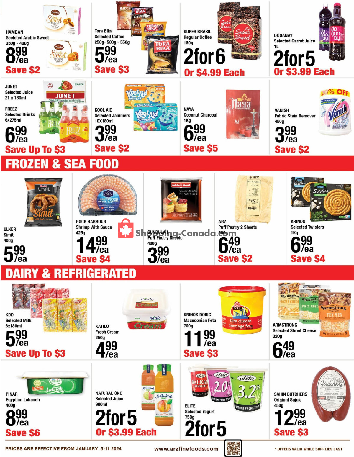 Arz Fine Foods flyer from Friday January 5, 2024 to Thursday January 11, 2024 - page 5