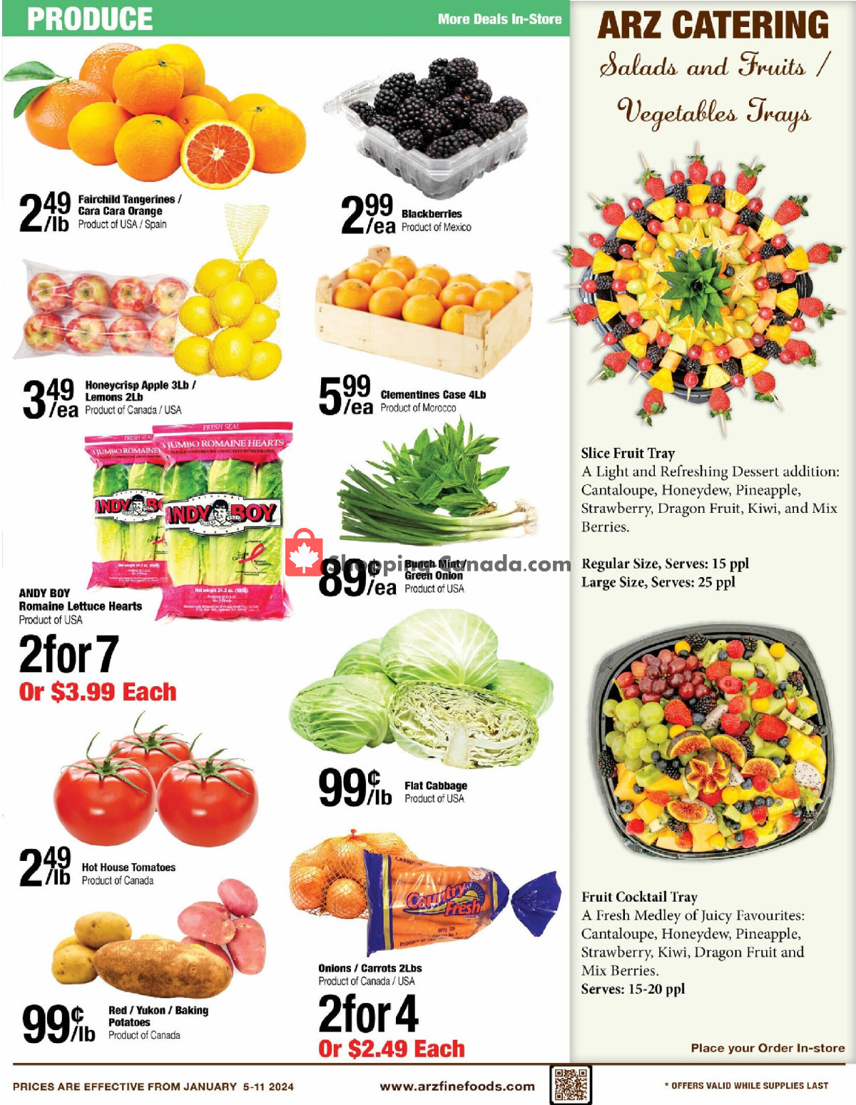 Arz Fine Foods flyer from Friday January 5, 2024 to Thursday January 11, 2024 - page 7
