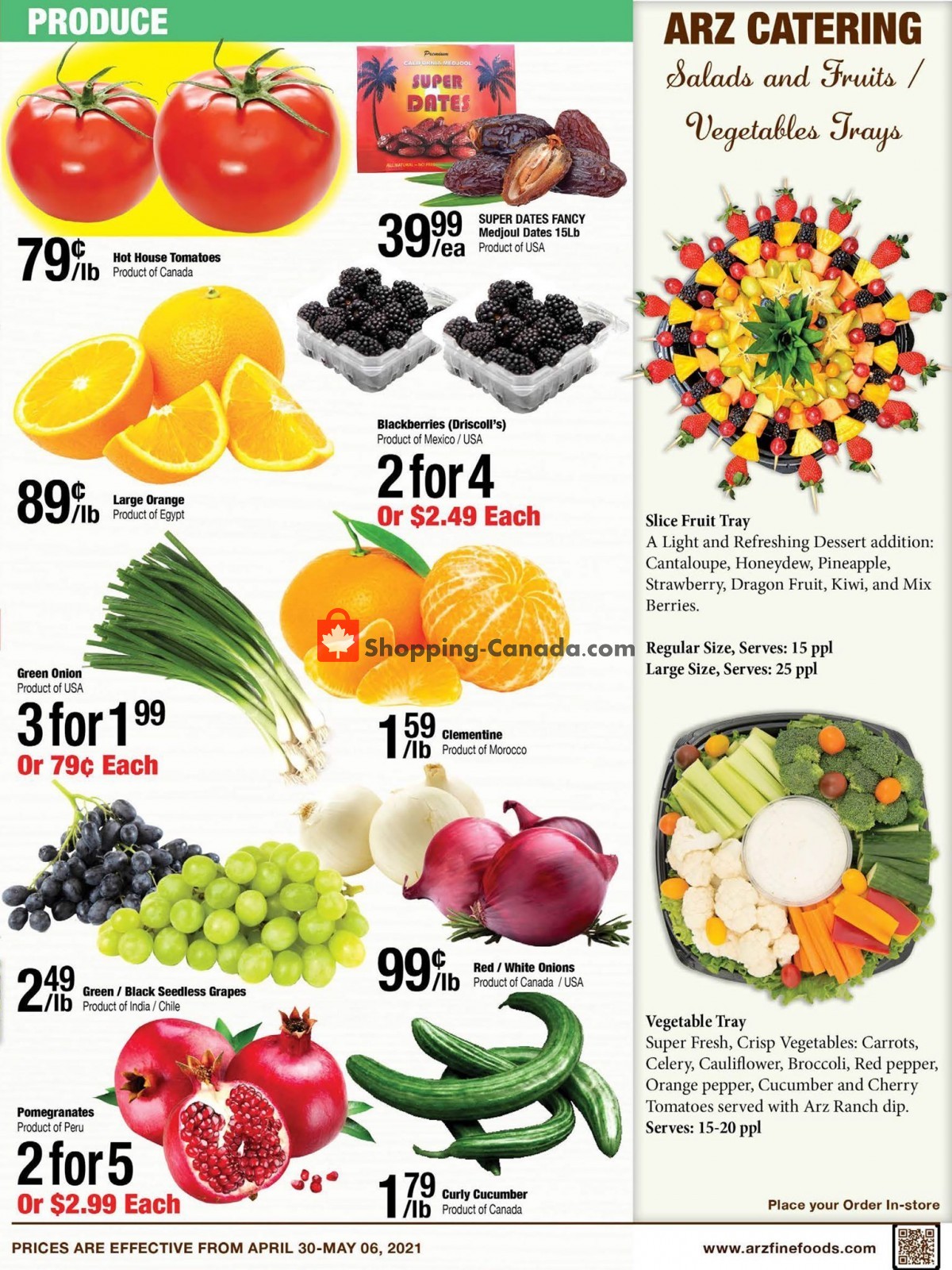 Arz Fine Foods flyer from Friday April 30, 2021 to Thursday May 6, 2021 - page 7