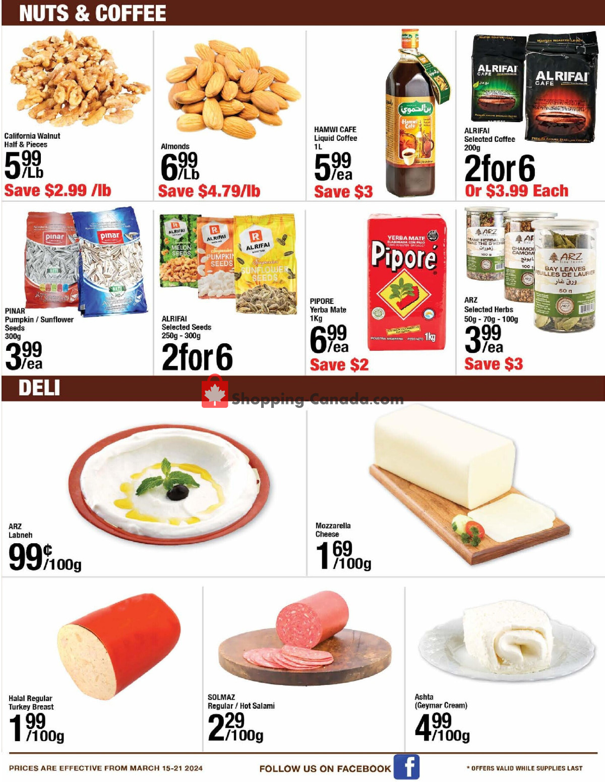 Arz Fine Foods flyer from Friday March 15, 2024 to Thursday March 21, 2024 - page 7