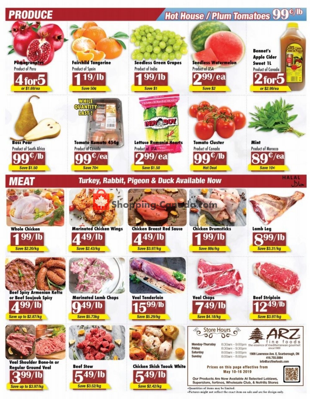 Arz Fine Foods flyer from Friday May 10, 2019 to Thursday May 16, 2019 - page 4