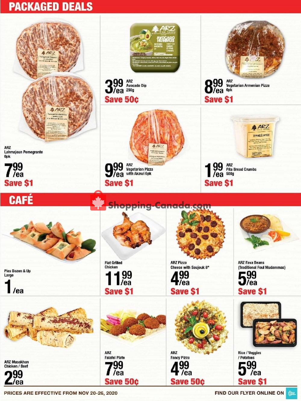 Arz Fine Foods flyer from Friday November 20, 2020 to Thursday November 26, 2020 - page 3