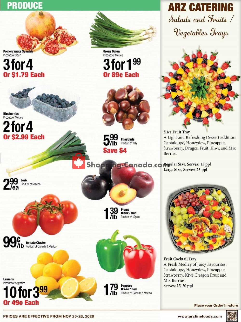Arz Fine Foods flyer from Friday November 20, 2020 to Thursday November 26, 2020 - page 7