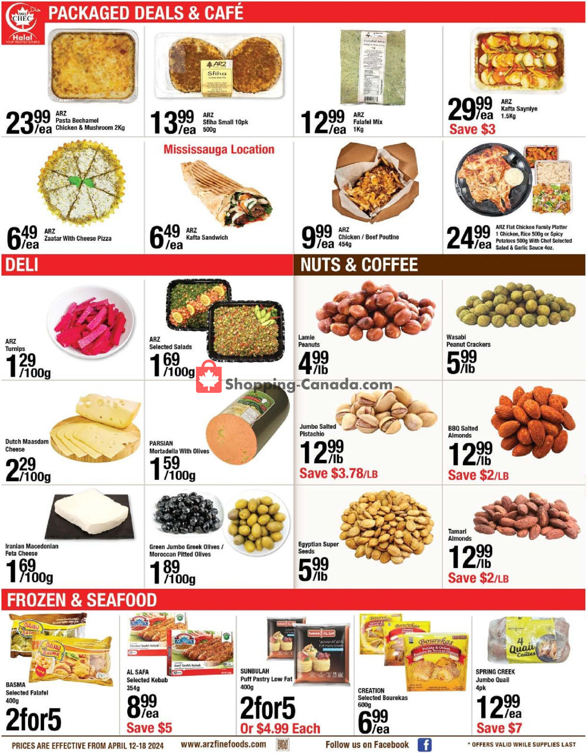Arz Fine Foods flyer from Friday April 12, 2024 to Thursday April 18, 2024 - page 2