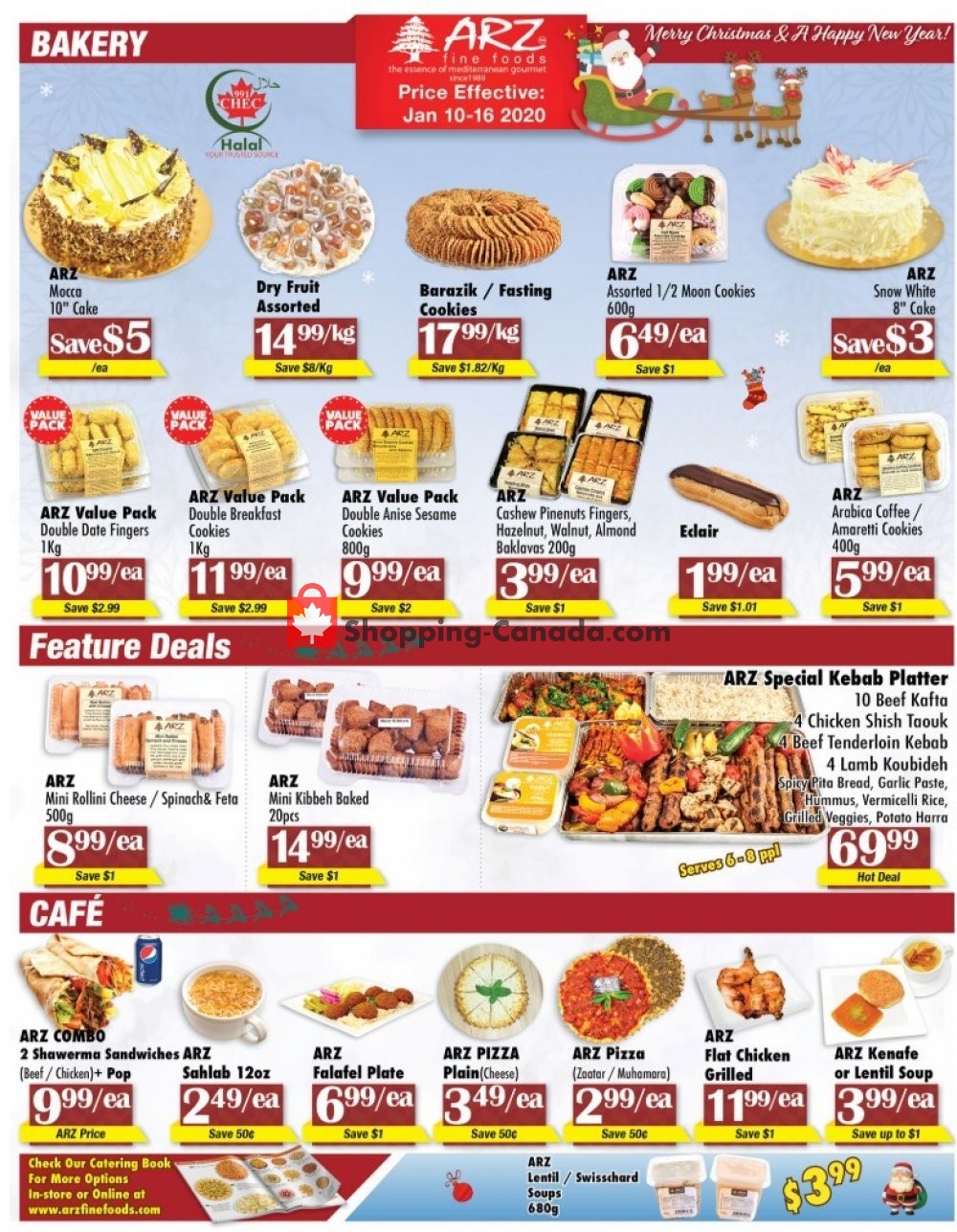 Arz Fine Foods flyer from Friday January 10, 2020 to Thursday January 16, 2020 - page 1