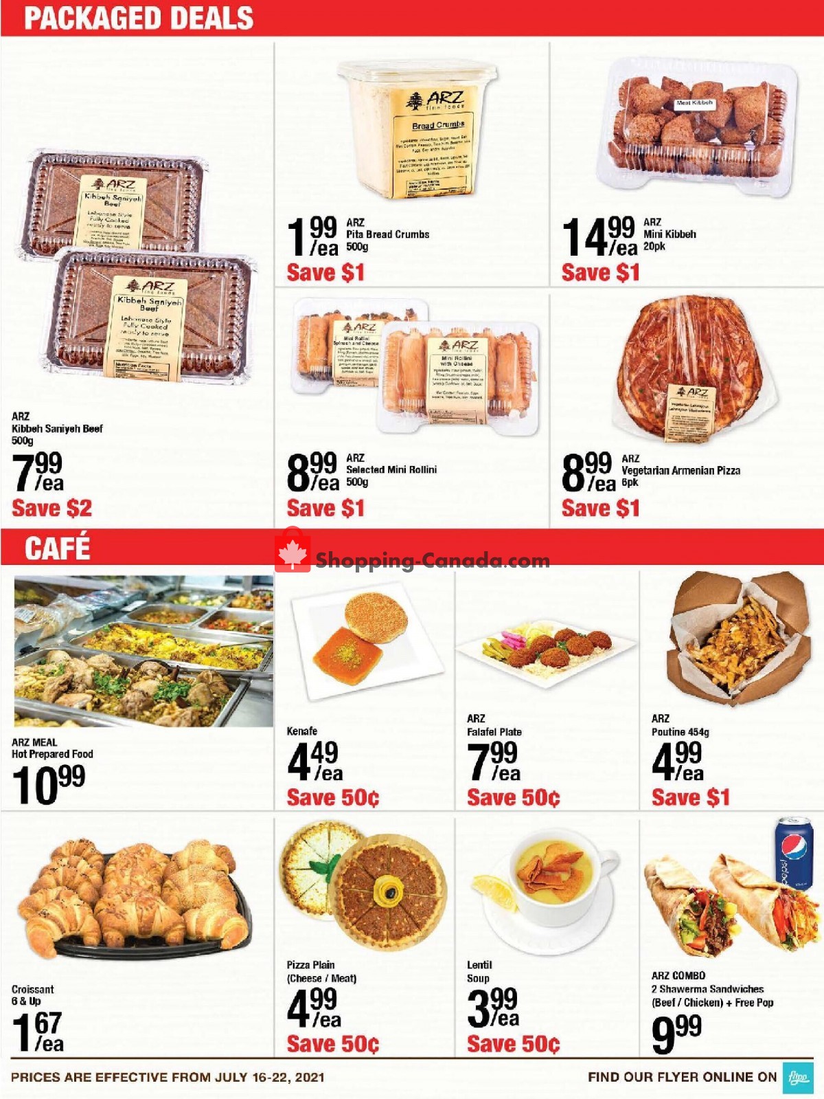 Arz Fine Foods flyer from Friday July 16, 2021 to Thursday July 22, 2021 - page 3