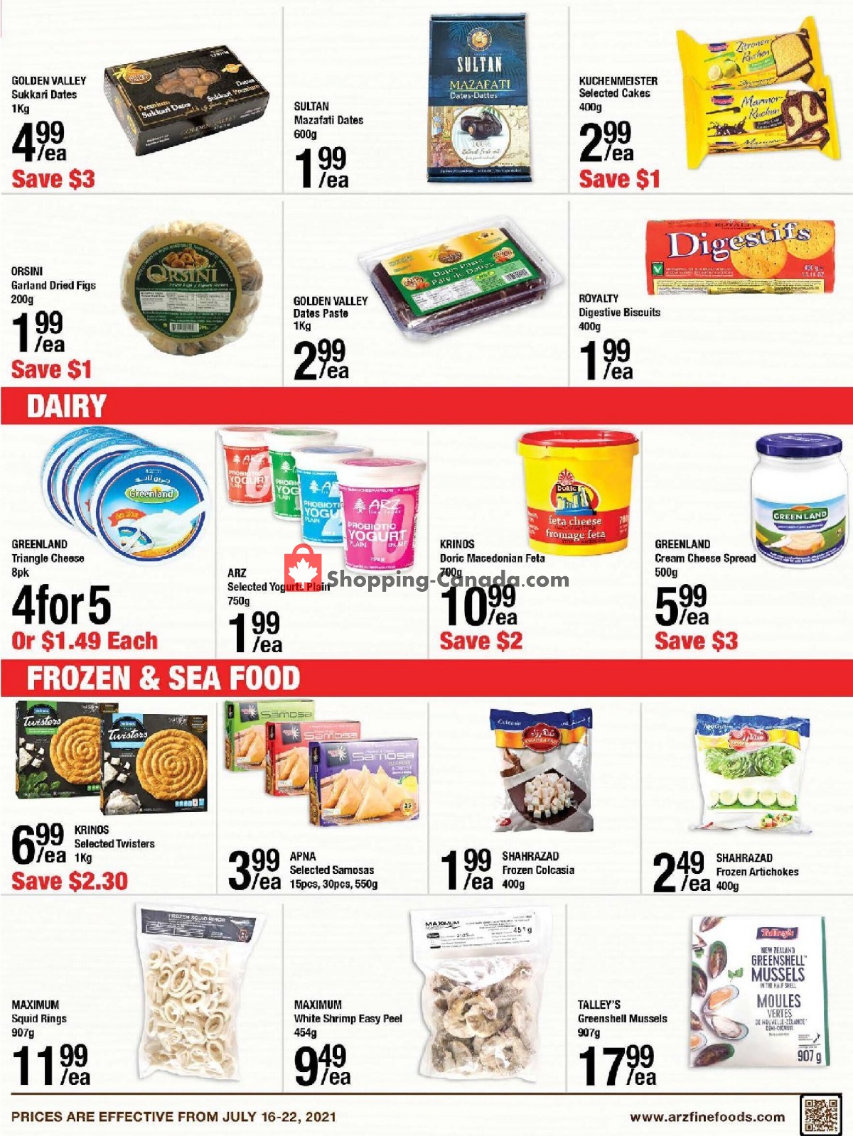 Arz Fine Foods flyer from Friday July 16, 2021 to Thursday July 22, 2021 - page 5