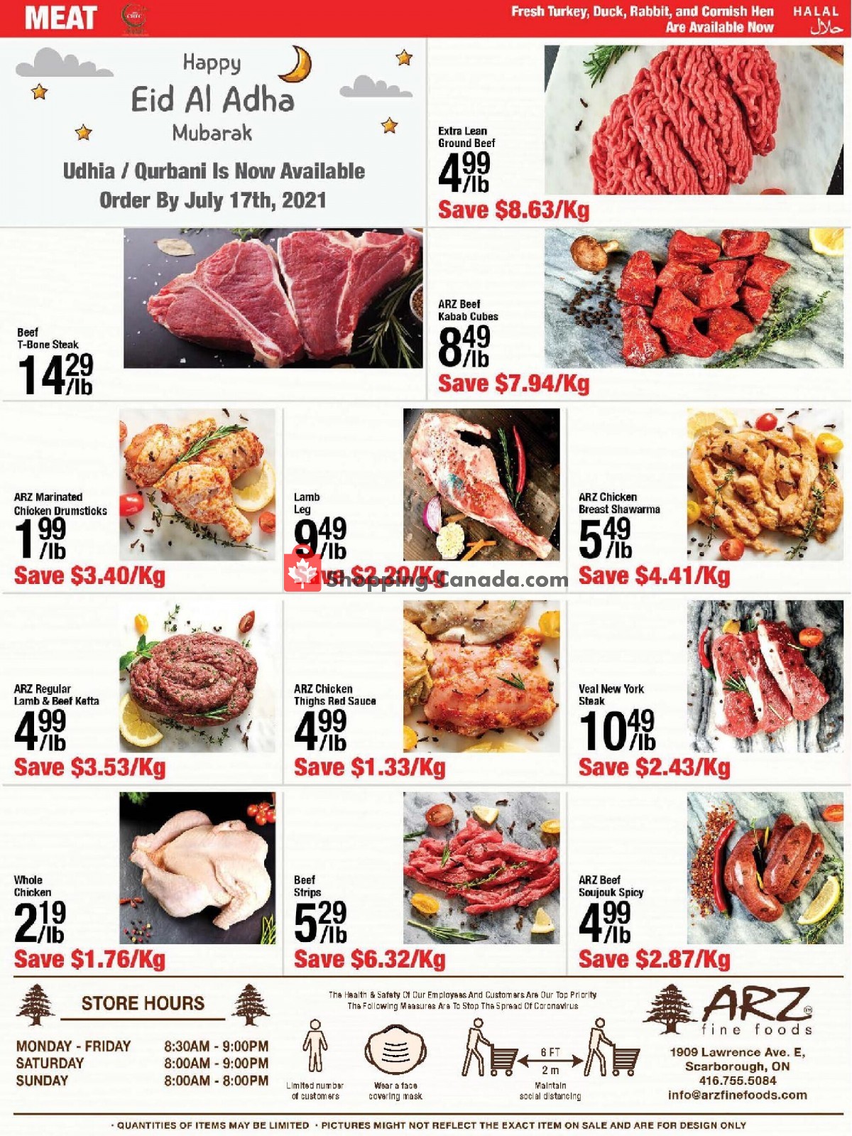 Arz Fine Foods flyer from Friday July 16, 2021 to Thursday July 22, 2021 - page 8