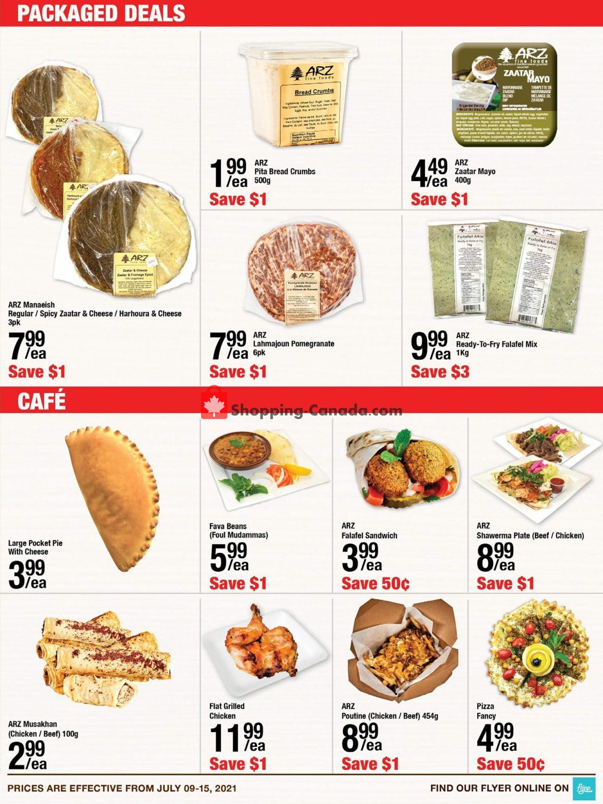 Arz Fine Foods flyer from Friday July 9, 2021 to Thursday July 15, 2021 - page 3