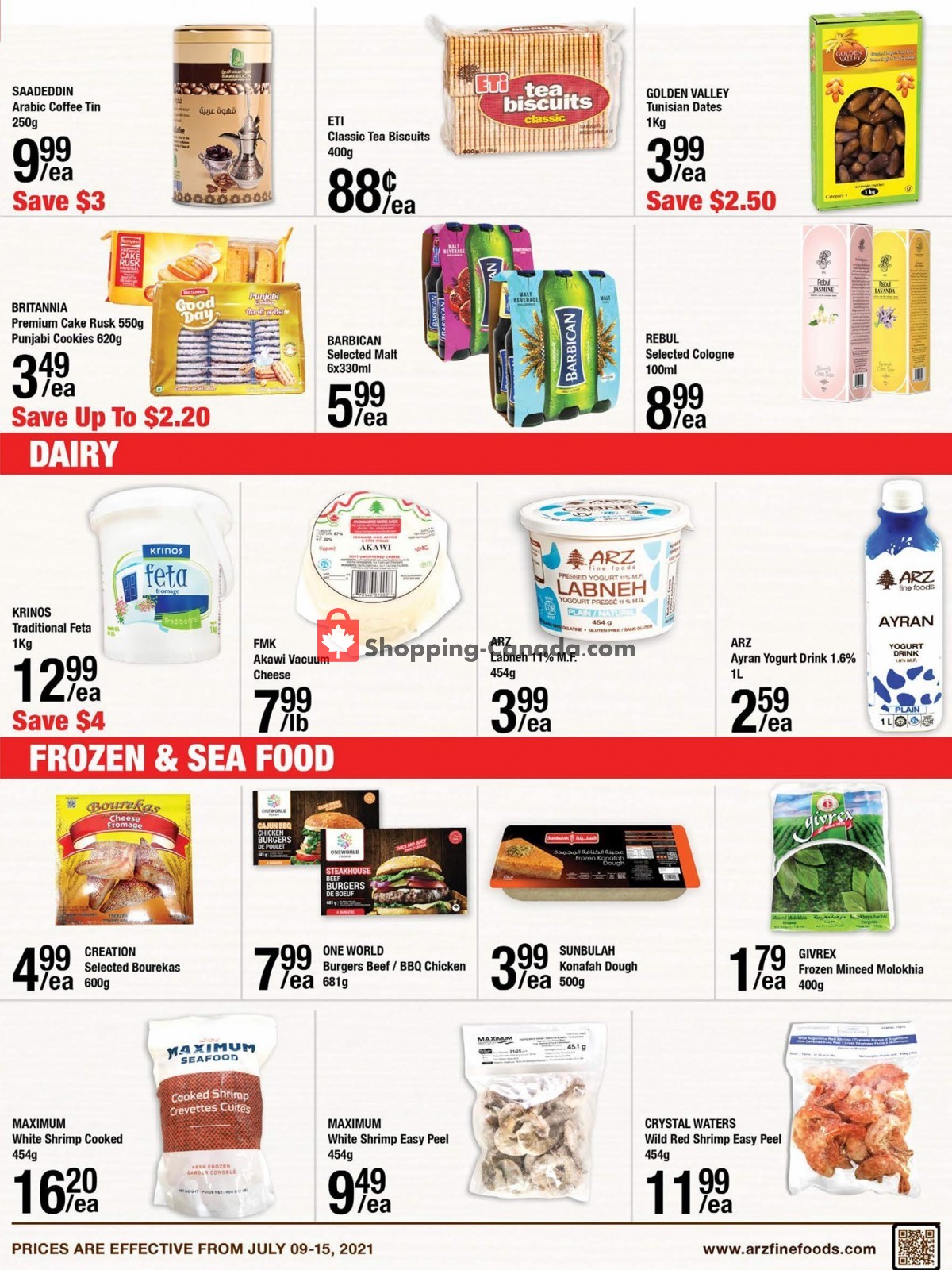Arz Fine Foods flyer from Friday July 9, 2021 to Thursday July 15, 2021 - page 5